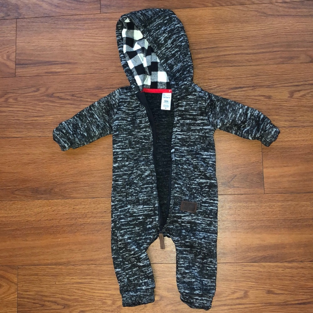 Carter’s Baby Boy Fleece Coverall 6M